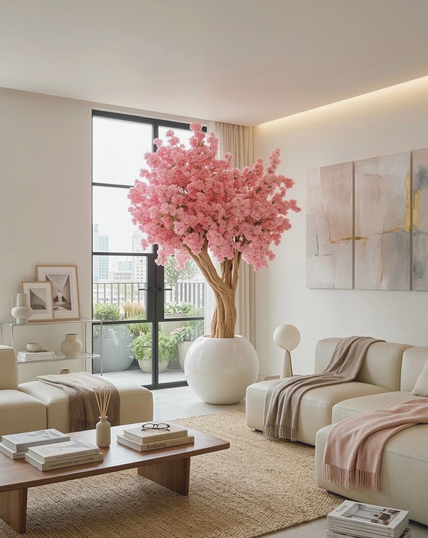 Pink Cherry Blossom Tree
